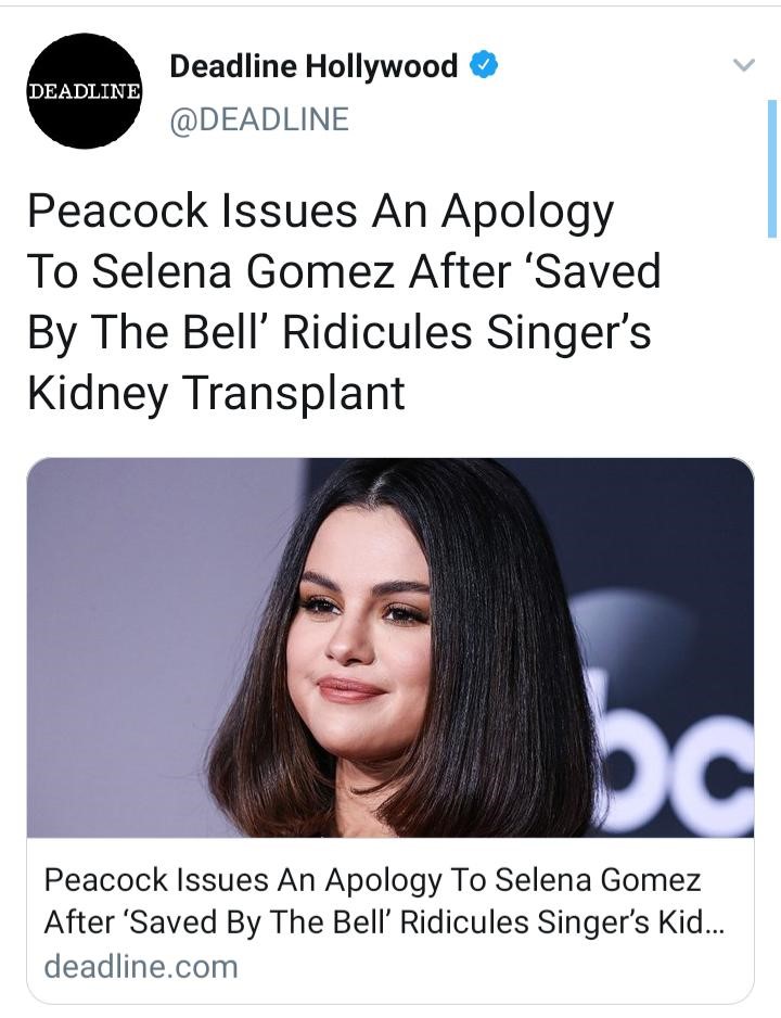 Tuai Kontroversi, Saved By The Bell Hilangkan Adegan Soal Ginjal Selena ...