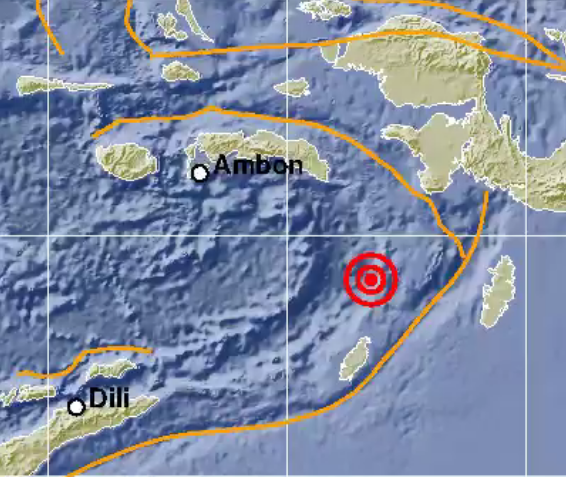 Gempa Bumi Berkekuatan 5,5 Magnitudo Mengguncang Maluku Tenggara