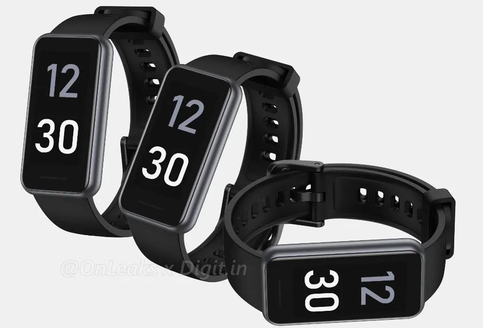 Render Dari Realme Band 2 Memiliki Layar Penuh Berukuran 1,4 inci