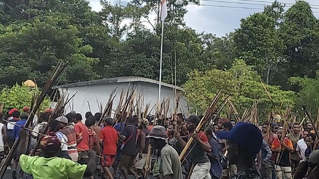 Terjadi Kerusuhan di Yalimo, Papua menyebabkan rumah dibakar dan kendaraan bermotor hingga 115 unit